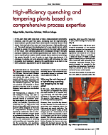 High-efficiency quenching and tempering plants based on comprehensive process expertise
