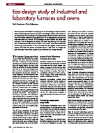 Eco-design study of industrial and laboratory furnaces and ovens