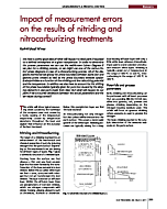 Impact of measurement errors on the results of nitriding and nitrocarburizing treatments