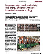 Forge operators boost productivity and energy efficiency with new induction furnace technology