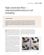 High convection flow - improved performance in coil annealing