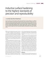 Inductive surface hardening to the highest standards of precision and reproducibility