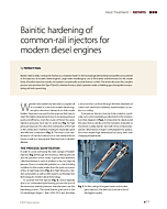 Bainitic hardening of common-rail injectors for modern diesel engines