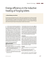 Energy-efficiency in the inductive heating of forging billets