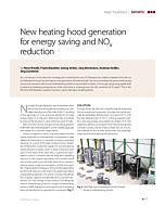 New heating hood generation for energy saving and NOx reduction