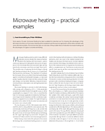 Microwave heating – practical examples
