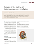 Increase of the lifetime of inductors by using microfusion