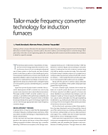 Tailor-made frequency converter technology for induction furnaces