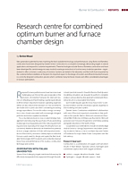Research centre for combined optimum burner and furnace chamber design