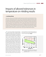 Impacts of allowed tolerances in temperature on nitriding results