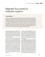 Magnetic flux control in induction systems