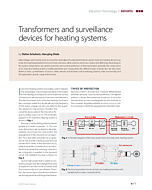 Transformers and surveillance devices for heating systems