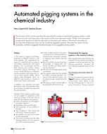 Automated pigging systems in the chemical industry