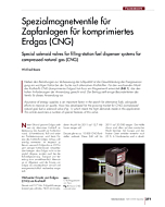 Spezialmagnetventile für Zapfanlagen für komprimiertes Erdgas (CNG)