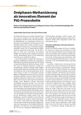 Dreiphasen-Methanisierung als innovatives Element der PtG-Prozesskette