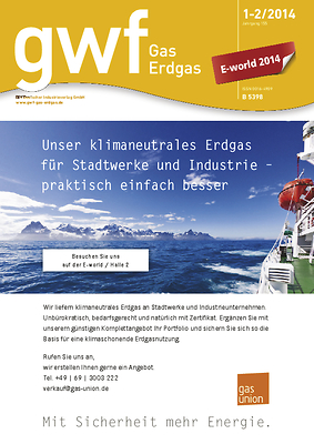 gwf - Gas|Erdgas - Ausgabe 01-02 2014