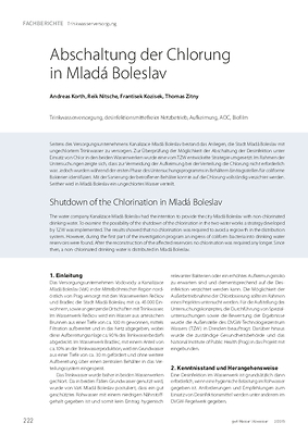 Abschaltung der Chlorung in Mladá Boleslav