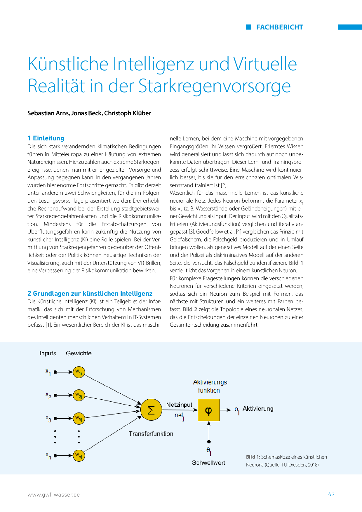 Künstliche Intelligenz und Virtuelle Realität in der Starkregenvorsorge