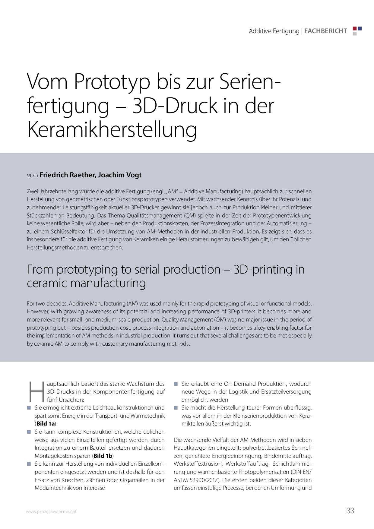 Vom Prototyp bis zur Serienfertigung – 3D-Druck in der Keramikherstellung