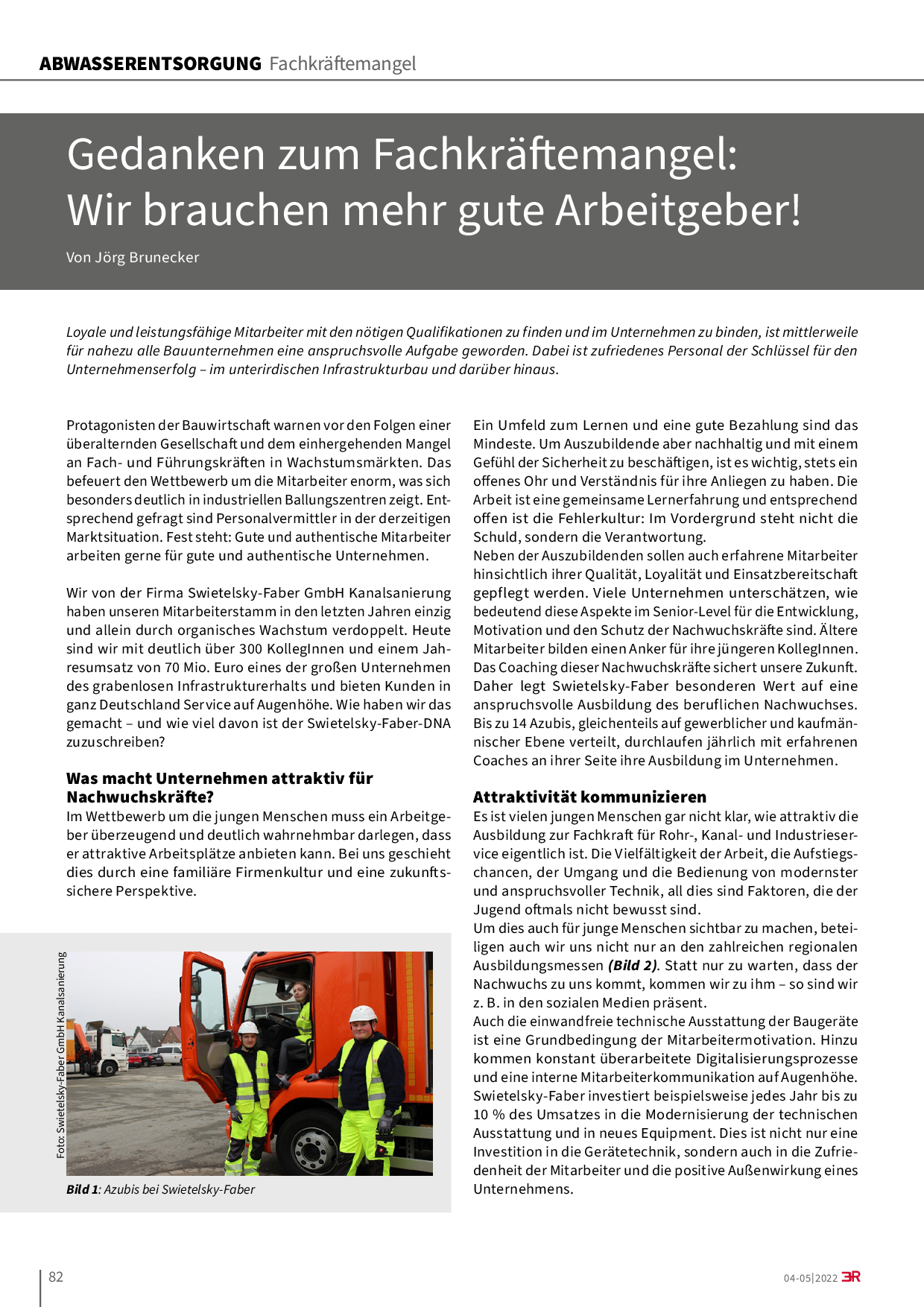 Gedanken zum Fachkräftemangel: Wir brauchen mehr gute Arbeitgeber!