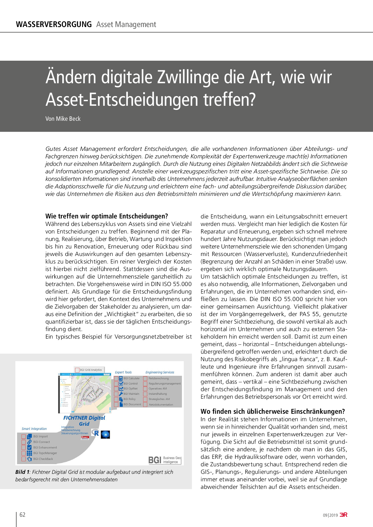Ändern digitale Zwillinge die Art, wie wir Asset-Entscheidungen treffen?