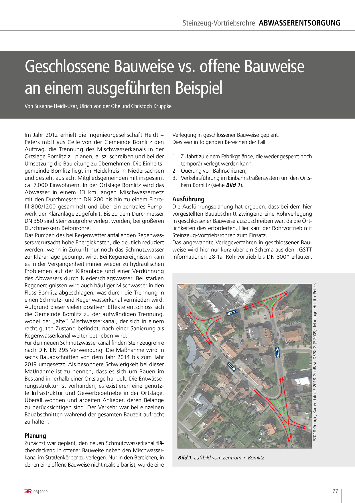 Geschlossene Bauweise vs. offene Bauweise an einem ausgeführten Beispiel