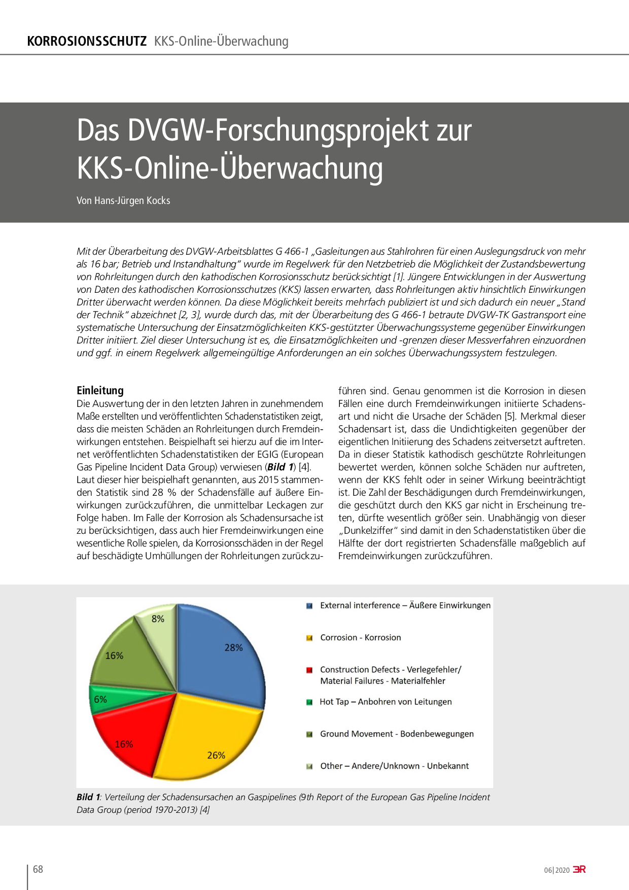 Das DVGW-Forschungsprojekt zur KKS-Online-Überwachung