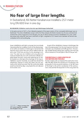 No fear of large liner lengths