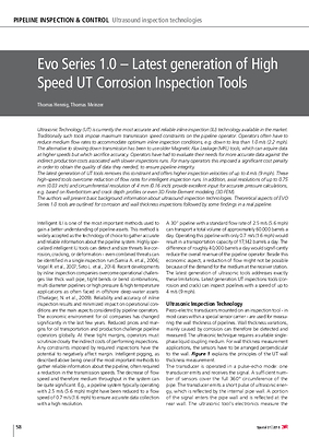 Evo Series 1.0 – Latest generation of High Speed UT Corrosion Inspection Tools