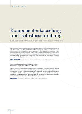 Komponentenkapselung und -selbstbeschreibung