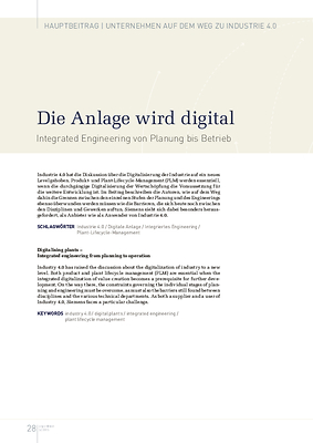 Die Anlage wird digital