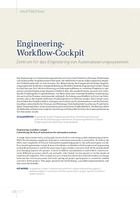 Engineering-Workflow-Cockpit