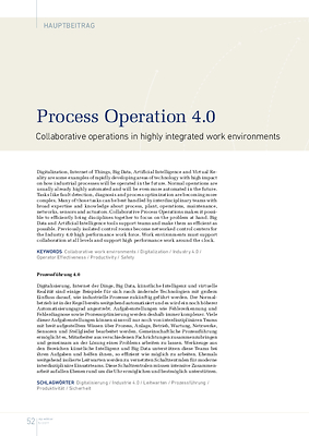 Process Operation 4.0