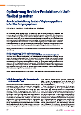 Optimierung flexibler Produktionsabläufe flexibel gestalten