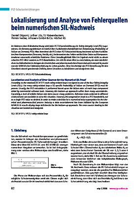 Lokalisierung und Analyse von Fehlerquellen beim numerischen SIL-Nachweis