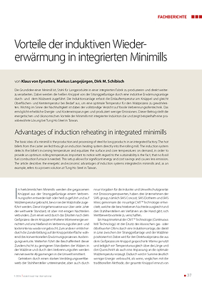 Vorteile der induktiven Wiedererwärmung in integrierten Minimills
