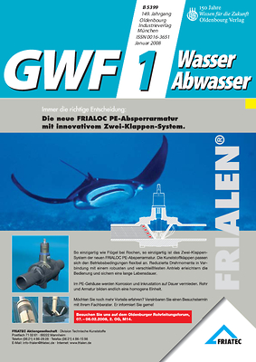 gwf – Wasser|Abwasser – Ausgabe 01 2008