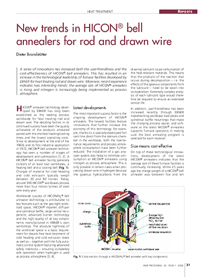 New trends in HICON® bell annealers for rod and drawn wire