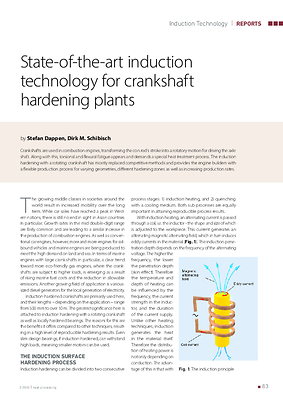 State-of-the-art induction technology for crankshaft hardening plants