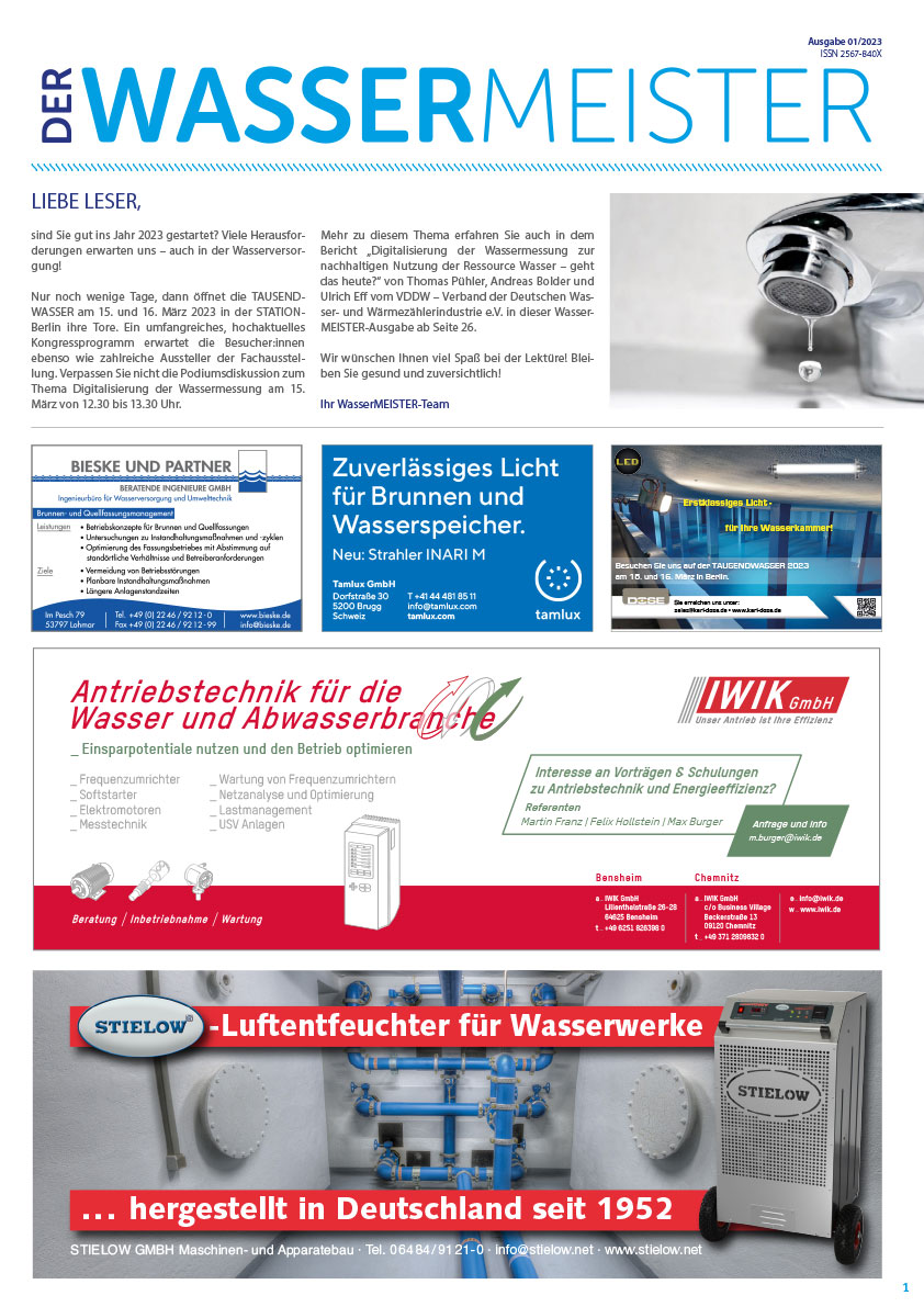 Wassermeister – 01 2023